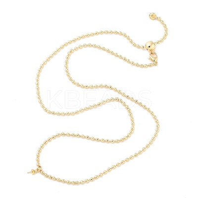 Brass Ball Chain Necklace Making NJEW-Q344-05G-1