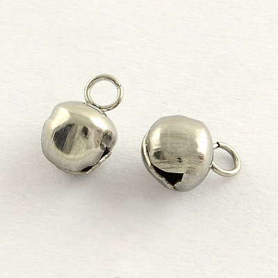 Tarnish Resistant Stainless Steel Bell Pendants STAS-R061-02-1