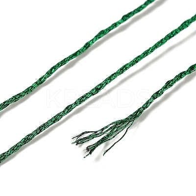10 Skeins 12-Ply Metallic Polyester Embroidery Floss OCOR-Q057-A15-1