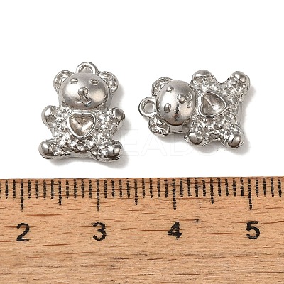 Tarnish Resistant 304 Stainless Steel Beads Rhinestone Setting STAS-K285-31P-1