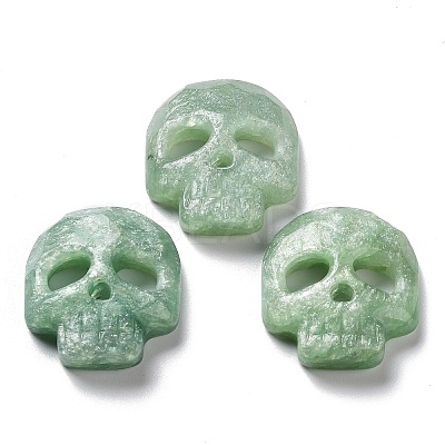 Natural Green Aventurine Pendants G-M406-F01-01-1