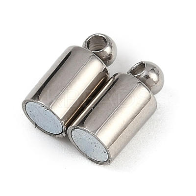 304 Stainless Steel Magnetic Clasps STAS-C127-07P-1