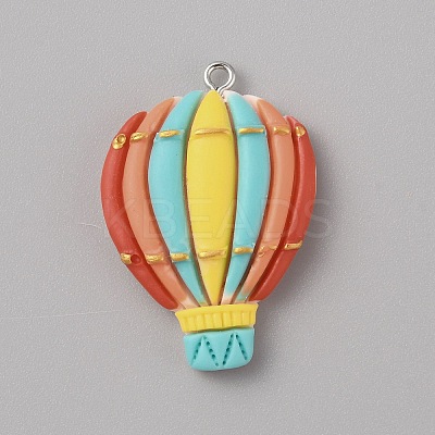 Opaque Resin Pendants RESI-CJC0011-32C-02-1