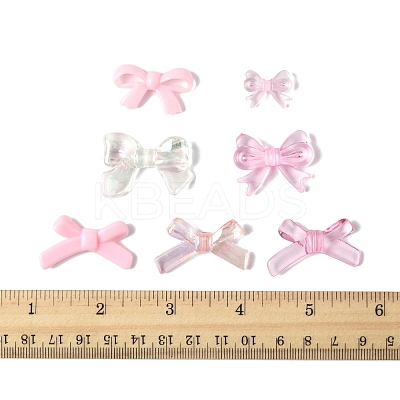 70Pcs 7 Styles Opaque & Transparent Acrylic Beads MACR-FS0002-14-1