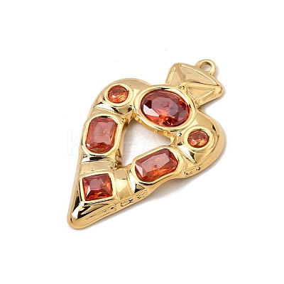 304 Stainless Steel Rhinestone Pendants SA-CBAA9A2-01G-03-1