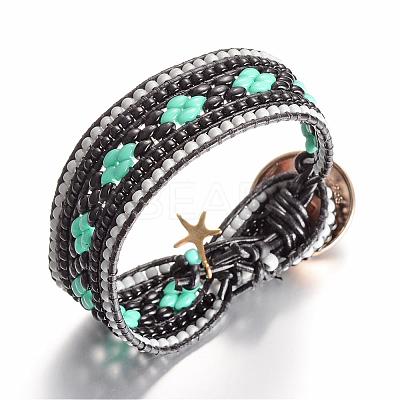 2-Hole Seed Beads GLAA-R159-04-1