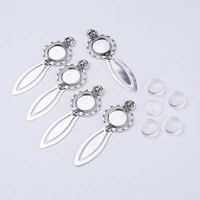 DIY Retro Skull Bookmark Making Kit for Halloween DIY-TAG0001-02-1
