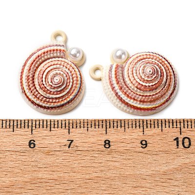 Baking Paint Alloy Pendants FIND-G097-01F-1