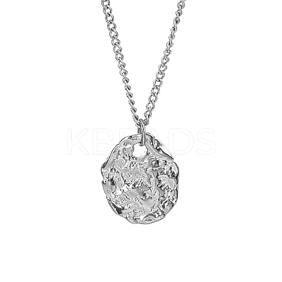 Non-Tarnish 304 Stainless Steel Pendant Necklaces for Women KT3056-2-1