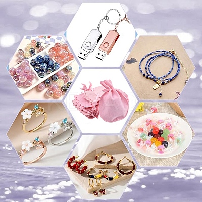 15Pcs 3 Styles Double Sided Velvet Bags TP-YW0001-07A-1