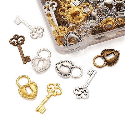 Tibetan Style Alloy Pendants TIBEP-TA0002-35-1