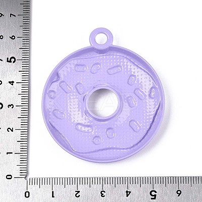 Spray Painted Alloy and Enamel Big Pendants PALLOY-T092-85C-1