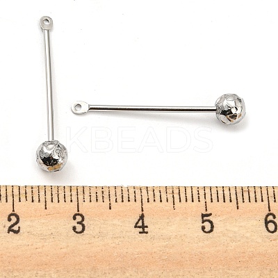 Tarnish Resistant 304 Stainless Steel Threaded Ball Eyepin with 316 Stainless Steel Bead LS-STAS-M330-01A-P-1