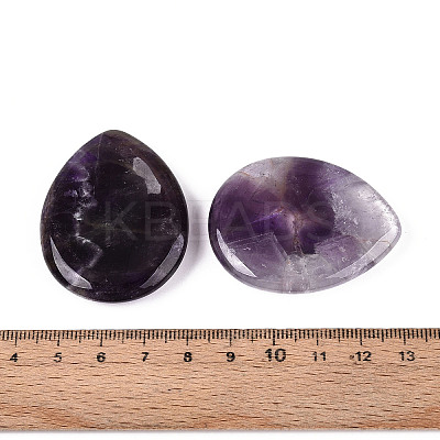 Natural Amethyst Worry Stones for Anxiety G-T144-13D-1