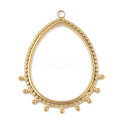 304 Stainless Steel Pendants STAS-P380-35G-1