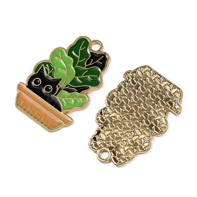 Alloy Enamel Pendants ENAM-CJC0006-83B-1