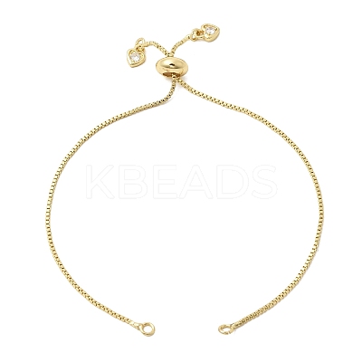 1MM Brass Box Chain Slider Bracelet Making MAK-K024-07G-1