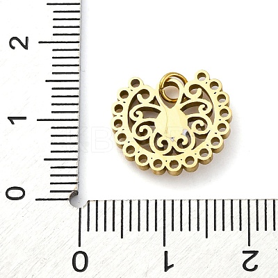304 Stainless Steel Enamel Charms STAS-E550-53G-02-1