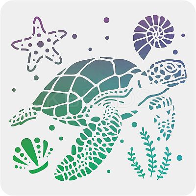 Plastic Reusable Drawing Painting Stencils Templates DIY-WH0172-131-1