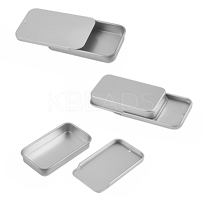 Rectangle Tinplate Cans CON-WH0075-04P-1