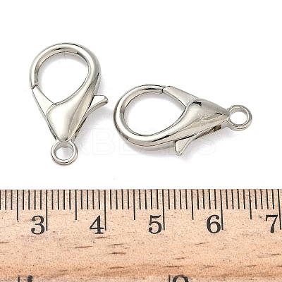 Alloy Lobster Claw Clasps PALLOY-P316-01P-1
