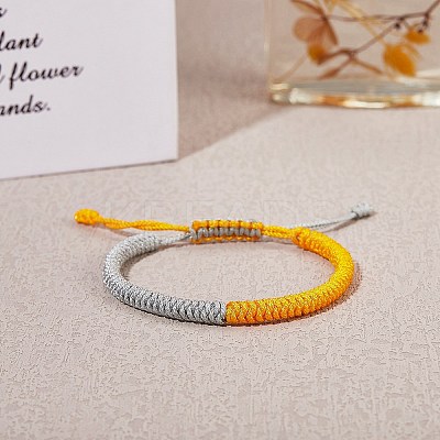 Nylon Threads Braided Bracelet BJEW-SW00058-1-1