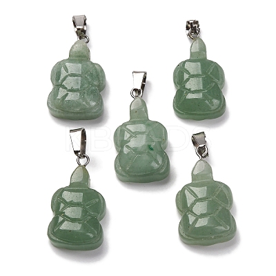 Natural Green Aventurine Pendants G-B127-06P-05-1