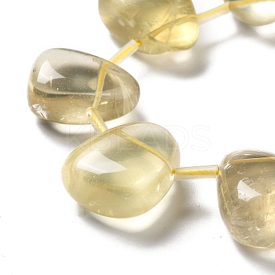 Natural Lemon Quartz(Heated) Beads Strands G-P528-E01-01-1