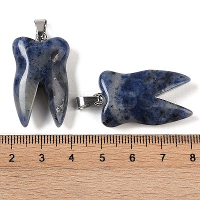 Natural Sodalite Pendants G-G115-01E-1