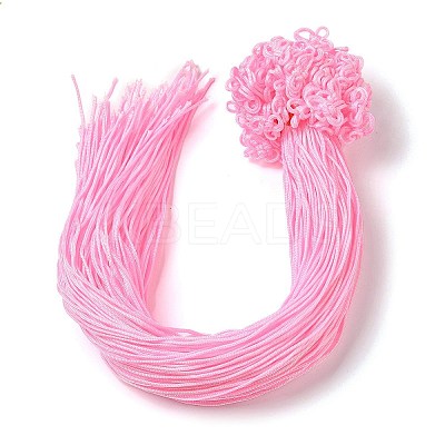 Nylon Lucky Knot Cord Amulet Yuki Pendant Decorations LS-AJEW-NH0001-01D-1