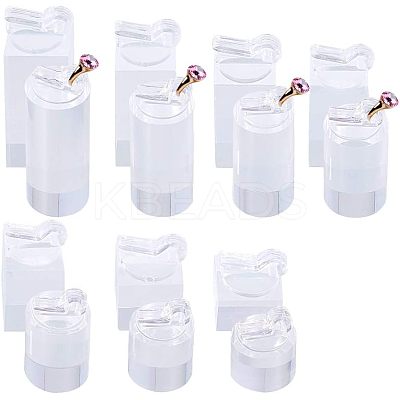 Acrylic Single Jewelry Display Stand Sets RDIS-FG0001-02-1