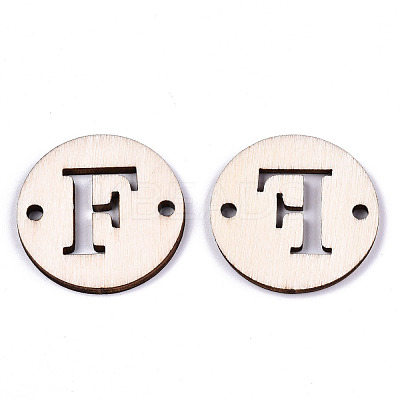 Unfinished Natural Poplar Wood Links Connectors WOOD-S045-140B-01F-1