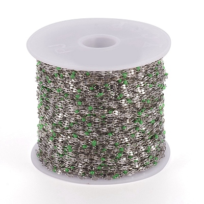 Handmade 304 Stainless Steel Dapped Chains CHS-D026-16P-P-1