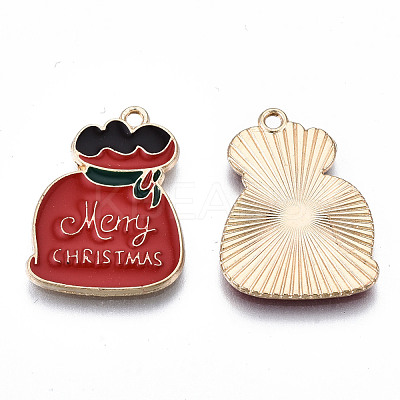 Eco-Friendly Alloy Enamel Pendants ENAM-Q437-066-NR-1