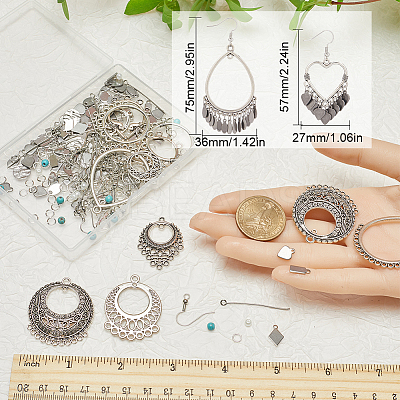 DIY Bohemia Earring Making Including DIY-SC0022-45-1