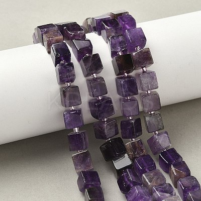 Natural Amethyst Beads Strands G-D338-A12-1