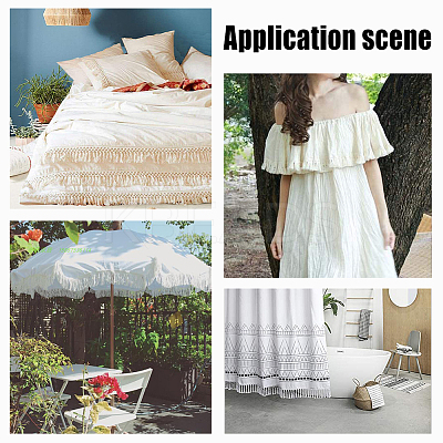 Cotton Lace Ribbon Edge Trimmings SRIB-PH0001-16-1
