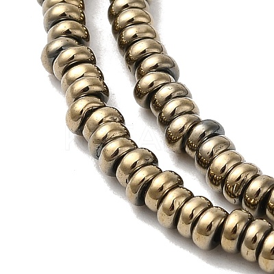 Electroplated Synthetic Non-magnetic Hematite Beads Strands G-I364-I01-01B-1