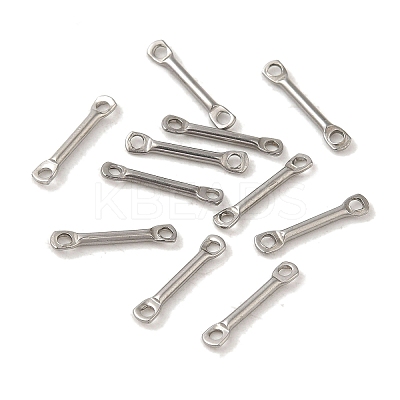 Non-Tarnish 304 Stainless Steel Connector Charms STAS-Q323-06A-P-1