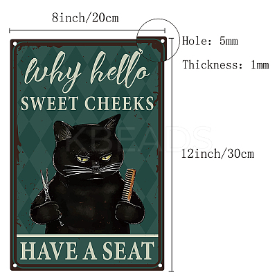 Iron Sign Posters AJEW-WH0157-554-1