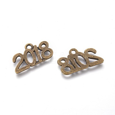 Tibetan Style Alloy Pendants TIBEP-R035-02AB-FF-1