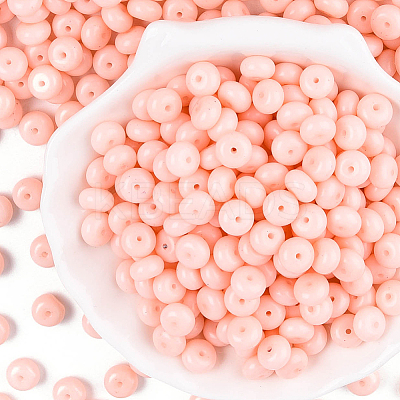 200Pcs Opaque Baking Paint Glass Seed Beads SEED-PA0001-01E-1