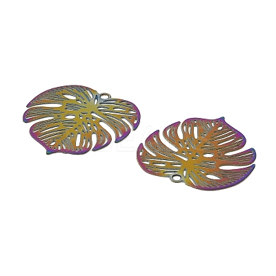 201 Stainless Steel Filigree Pendants SA-CBA07FA-01-1