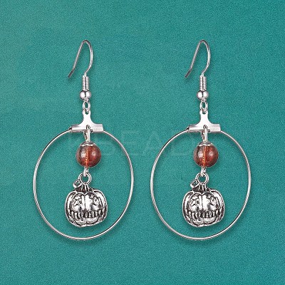 DIY Halloween Style Earring Making DIY-X0098-97-1