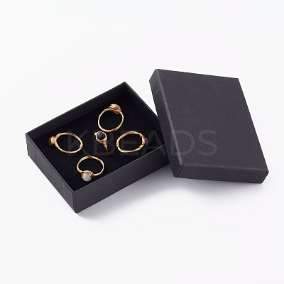 Natural & Synthetic Gemstone Finger Rings RJEW-JR00347-1
