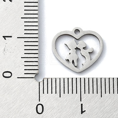 Non-Tarnish 304 Stainless Steel Charms STAS-C097-38B-P-1