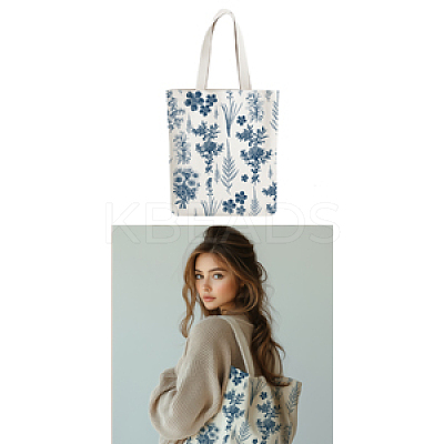 Canvas Women's Tote Bags ABAG-WH0057-006-1