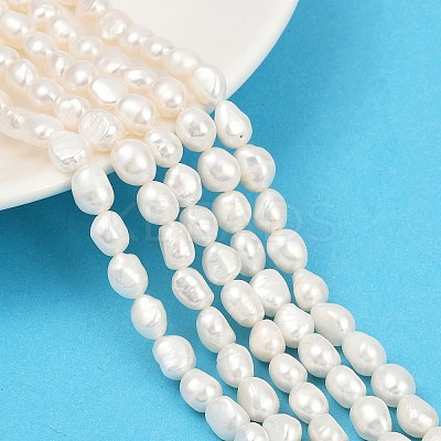 Natural Cultured Freshwater Pearl Beads Strands PEAR-P064-20I-05A-1