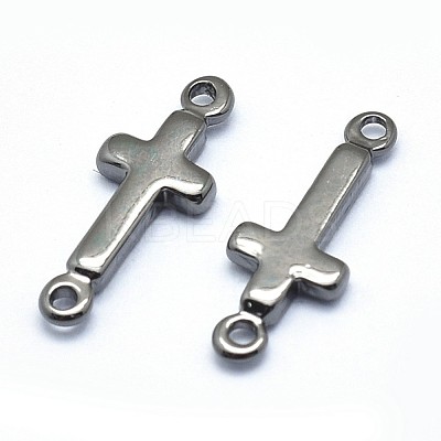 Brass Links Connectors KK-J279-40B-NR-1