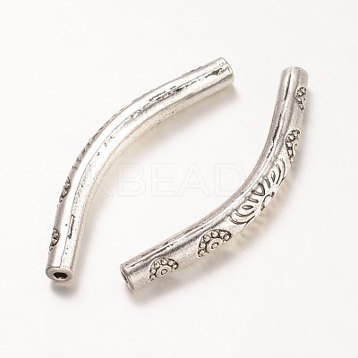 Tibetan Style Alloy Tube Beads LS-PALLOY-K226-02AS-1
